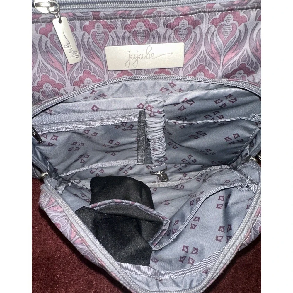 Ju-Ju-Be B.F.F. Convertible Diaper Bag Backpack /‎ Amethyst Ice print